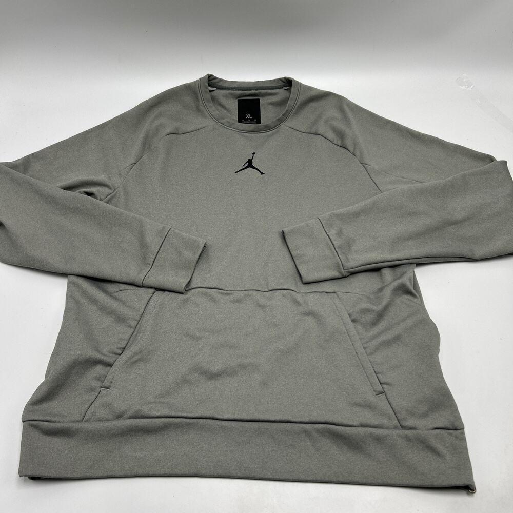 Air Jordan Tech Fleece Therma-Fit Sweatshirt Men’s Size XL GRAY (809435-063)